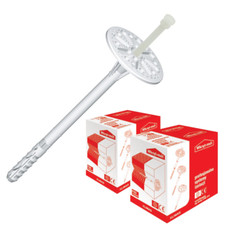 LTX Dämmstoffdübel Ø8/10mm Styropordübel Tellerdübel gehärteten Kunststoffnagel