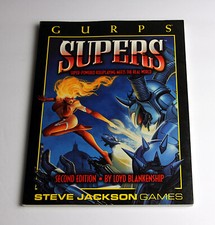 GURPS SUPERS 2ND ED SJG RPG Steve Jackson Games Book Loyd Blankenship 6017