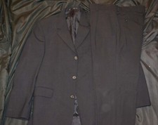 Men's Formal Suit Tom English Blue - Jacket 40 - Trousers 34R - Stretch Comfort