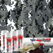 MYDIPKIT Hydro Dipping Water Transfer Print KIT MC-831 Grey/Black Digital Camo
