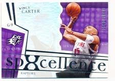 VINCE CARTER 2003 SP XCELLENCE #95 SP RAPTORS #0580/3999 MINT