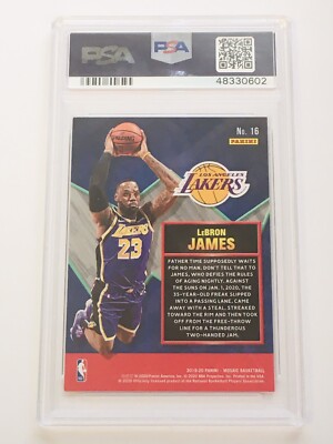 2019 Panini Mosaic LEBRON JAMES #16 Jam Masters Graded GEM MINT 