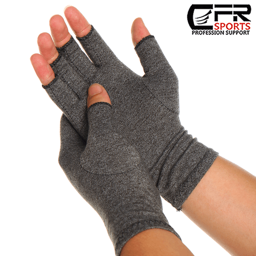 Copper Infused Arthritis Gloves Compression Support Hands Pain Relief Women Men - Picture 16 of 21