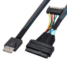 Cablecc Oculink SFF-8611 to U.2 U.3 SFF-8639 NVME PCIe PCI-Express SSD Cable