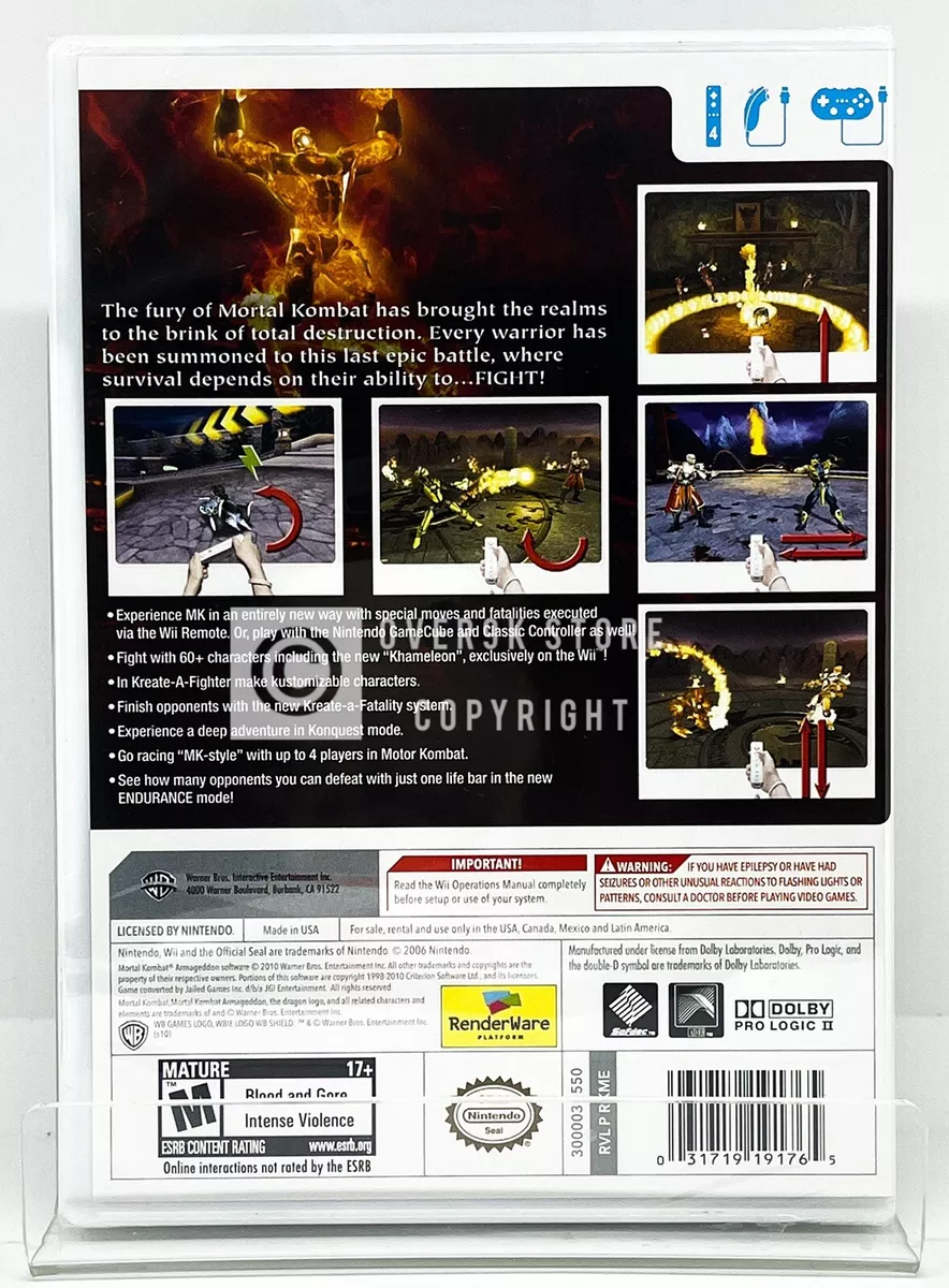 Mortal Kombat: Armageddon [Nintendo Wii] — MyShopville