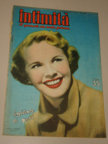 INTIMITA rivista 1951 n. 264 =MONA FREEMAN cover magazine = - Bild 1 von 1