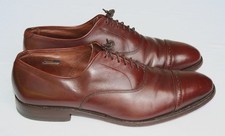 Allen Edmonds Fifth Avenue Brown Cap Toe Oxford Shoes - Sz 11 D