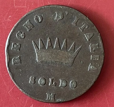 ITALIE - ROYAUME D'ITALIE - NAPOLÉON Ier 1 Soldo 1809 Milan - Photo 1/2