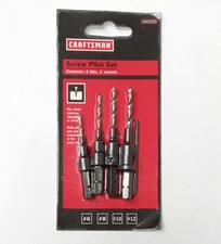 Craftsman Screw Pilot 4 Piece Set (#6, #8, #1...