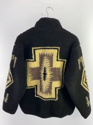 PENDLETON/Fleece Jacket/M/Polyester/Black/Interio… - image 2