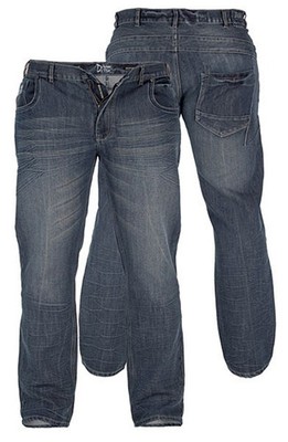 Übergrößen Schicke Jeans D555 FREDERICK Vintage Blue W42-W50, L32-L34