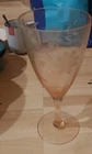 Vintage Etched Pink And Cordial Glass Depression Glass