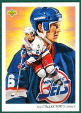 Phil Housley - 1992-93 Upper Deck #24 - Winnipeg Jets The Collector's Choice
