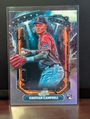 2025 Topps Cosmic Chrome - Extraterrestrial Talent Kristian Campbell #ET-33 (RC)