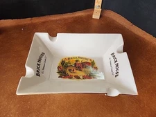 Brick House Cigars Four Fingers Ceramic Ashtray, Collectors Piece, New 10"x7"x3"