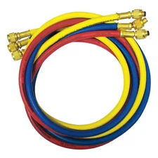 Imperial 805-Mrs Manifold Hose Set, 60 In, Red, Yellow, Blue