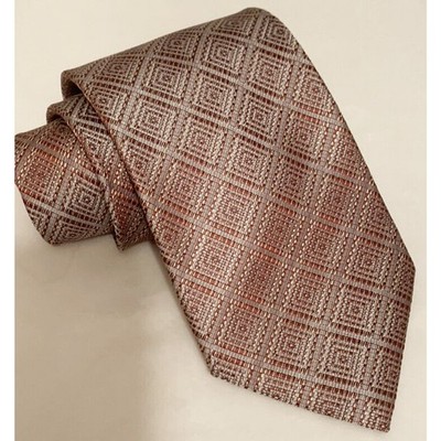 Lancetti Silk Tie - GEOMETRIC Squares pattern