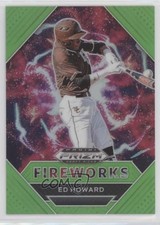 2020 Panini Prizm Draft Picks Fireworks Lime Green 67/75 Ed Howard #PDP181 0q0m