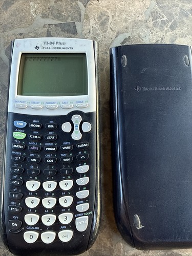 Texas Instruments TI-84 Plus Graphing Calculator with Cover Tested