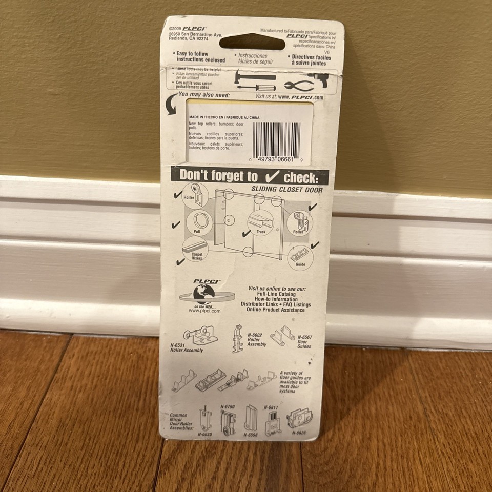Sliding Closet Door Replacement Hardware Guide & Riser (New) | eBay