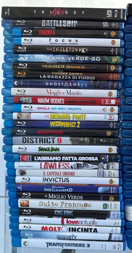 Lotto 60 Blu ray, titoli vari (solo in blocco), perfetti. - Immagine 2 di 3