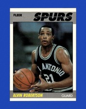 1987-88 Fleer Set-Break # 93 Alvin Robertson NM-MT OR BETTER *GMCARDS*