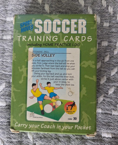 Sport Move Soccer Coaching Training Cards - Soccer Drills for Kids All Ages