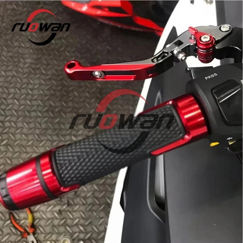 Empuñaduras de manillar CNC palancas de embrague de freno aptas para Suzuki GSX-R GSXR 600 750 1000 Foto 3 de 4