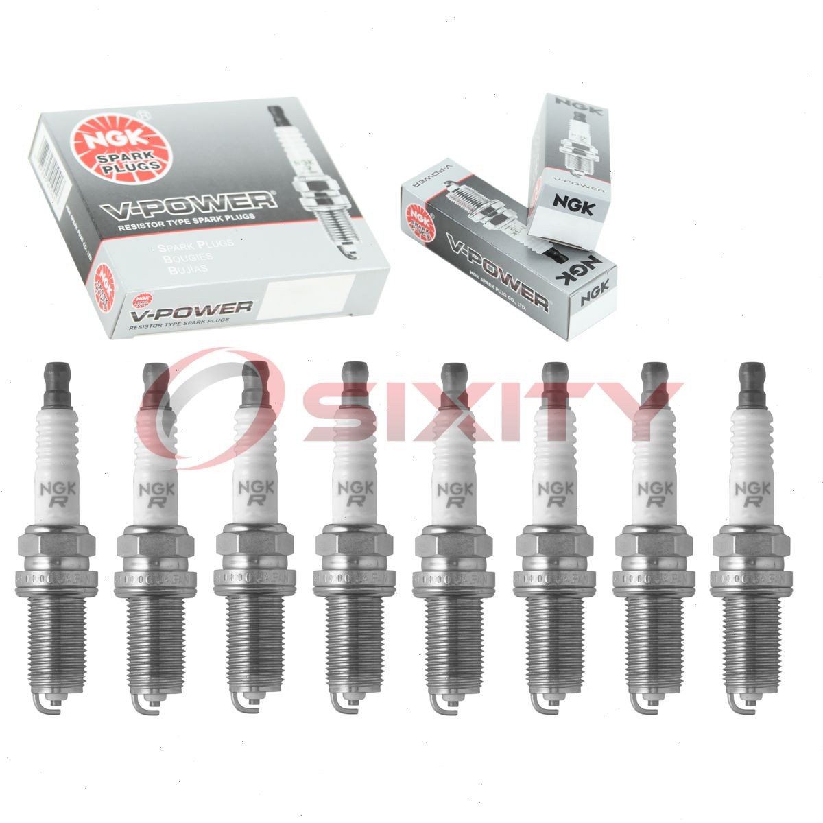 8 pc NGK 95945 LFR5A-11 BLYB V-Power Spark Plugs for REC10YC4 K5RTM vs