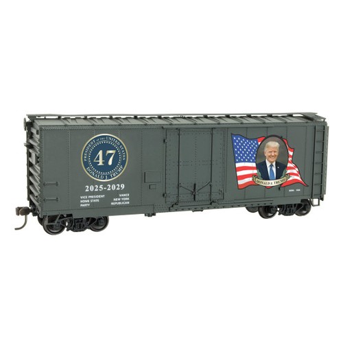 Micro-Trains HO 3100001 Accurail 2025 Trump Presidential Car 40' vagón de carga estándar | Zustand: New