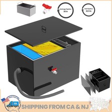50LB Commercial Grease Interceptor Trap 20GPM Under Sink Grease Trap for Kitchen