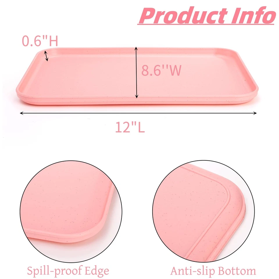 Lyellfe 10 Pack Plastic Art Trays, Stackable Activity Crafts Organizer Tray, ... - Image 2 of 4