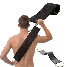Exfoliating Back Scrubber Towel Soft Body Wash Shower Spa Bath Cloth