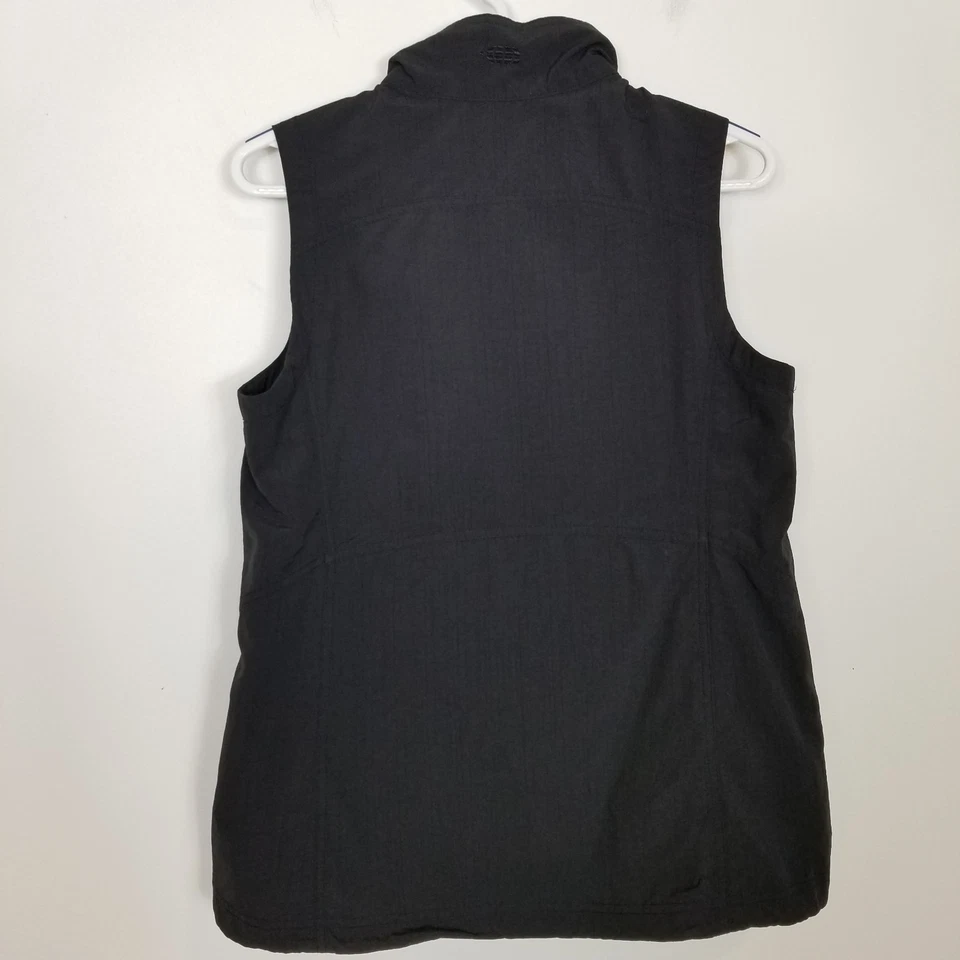 ExOfficio Mujeres FlyQ Chaleco Cremallera Chaqueta Talla M Negro Nylon Aire Libre Senderismo Camping Foto 4 de 4