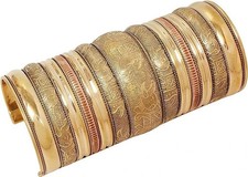 Antique Copper Bracelet Peace Chakra Yoga Women And Girls Long Jewelry for Gift
