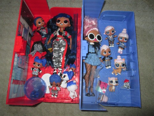 2 ~~ LOL Surprise OMG Fashion Dolls Accessories Case Pets Family Kids Lot~~