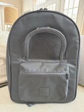 Maxbone Mochila Bolsa de Transporte Gris Nylon Viaje Aéreo Cabina Aprobado Perro Gato Mascota