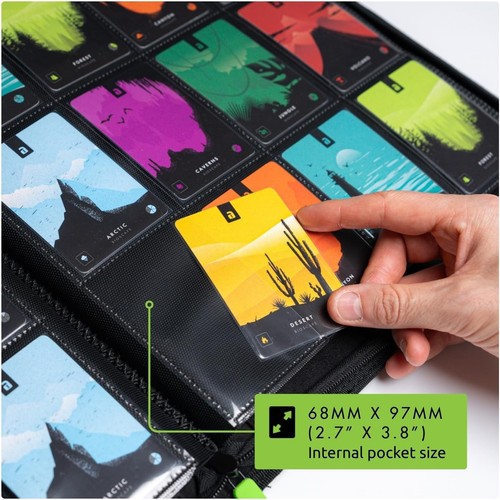 Durable Exo-Tec 12-Pocket Trading Card Album – Organize 480 Cards Beautifully - Picture 5 of 9