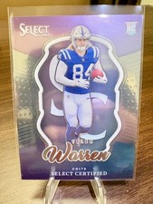 2025 Panini Select Rookie Tyler Warren Select Certified #8