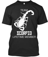 Scorpio Team T-Shirt Made in the USA Size S to 5XL