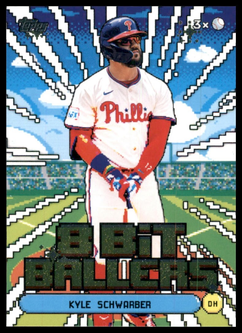 2026 Topps #8B-25 Kyle Schwarber 8 Bit Ballers