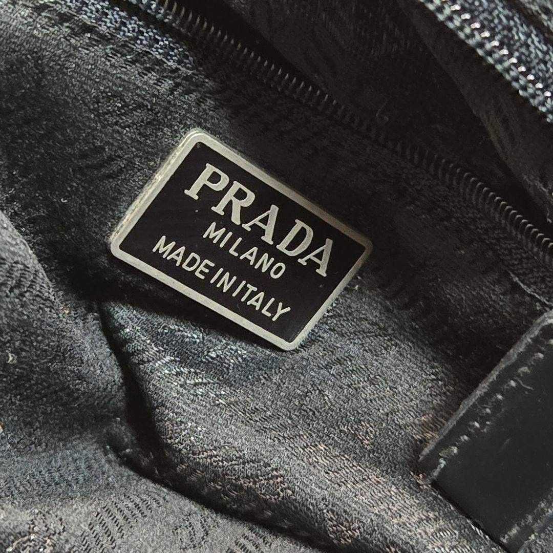 PRADA backpack daypack triangular plate - image 9