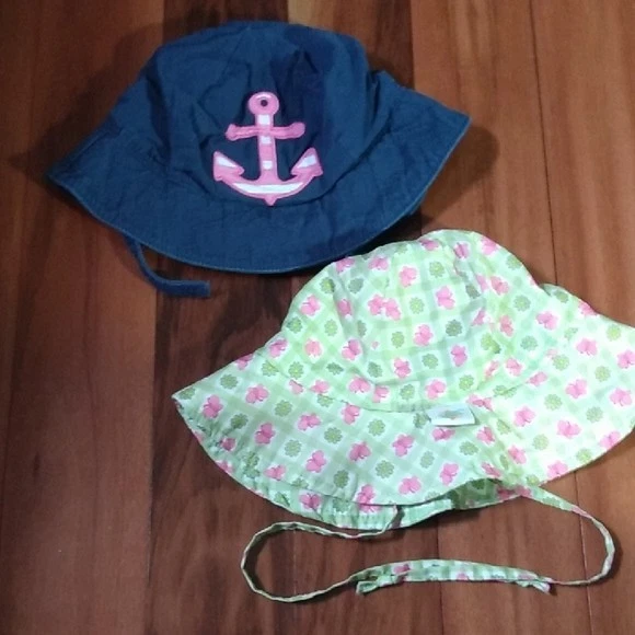 2 Toddler Girls 2T-3T Sun Hats/Bucket Hats Lot, I Play & Gymboree
Opens in a new window or tab