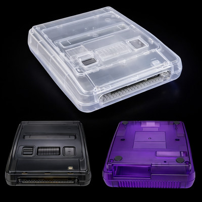 Transparent Replacement Case Shell Housing for Super Famicom & Super NES Console