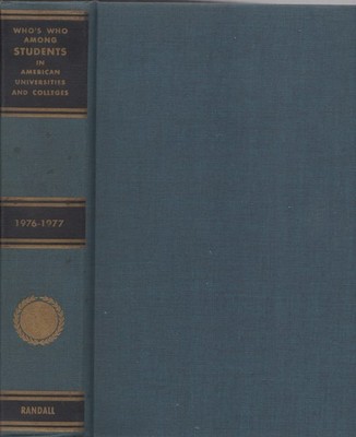 Who's Who Among Students In American Universities And Colleges 1976 to 1977