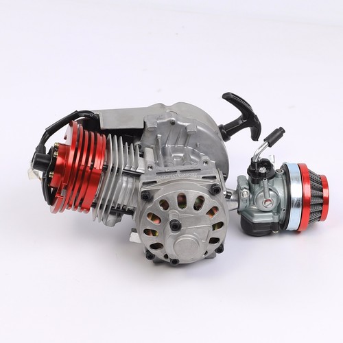 47cc 49cc 2-Stroke Engine Motor for Pocket Dirt Bike ATV Scooter Motorcycle Mini - Foto 3 di 7