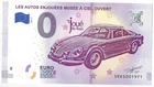 37 JOUE LES TOURS 2018-1 YEAR ALPINE A110 BERLINETTE SOUVENIR NOTE 0 EURO