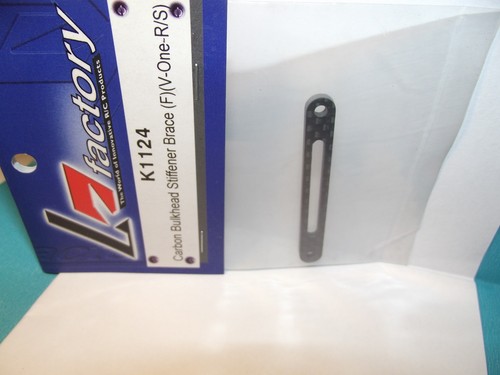 K FACTORY K1124 FRONT CARBON BULKHEAD BRACE (F) V-ONE-R/S - Picture 2 of 3