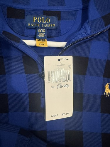 NWT Polo Ralph Lauren Pullover Cotton, Boys XL 18-20 - Picture 2 of 4
