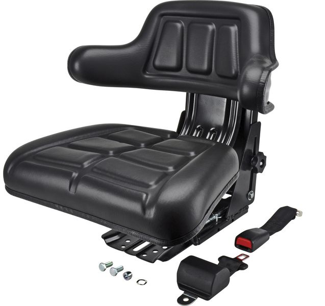 SEDILE OMOLOGATO PER TRATTORE CON CINTURE SICUREZZA CON ARROTOLATORE